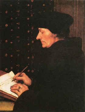 Hans Holbein Erasmus oil painting picture